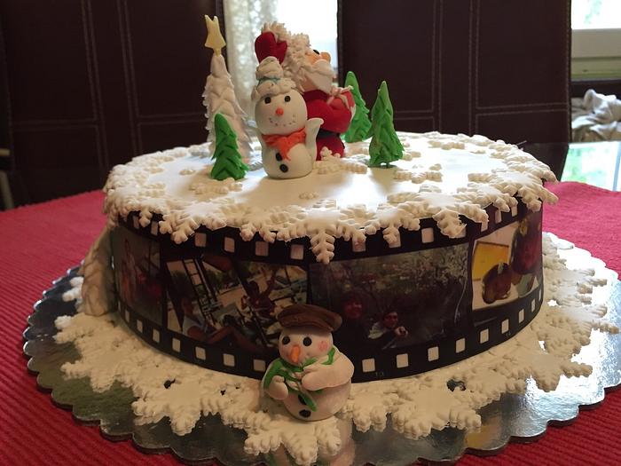Nova godina#deda mraz#cake#fondan