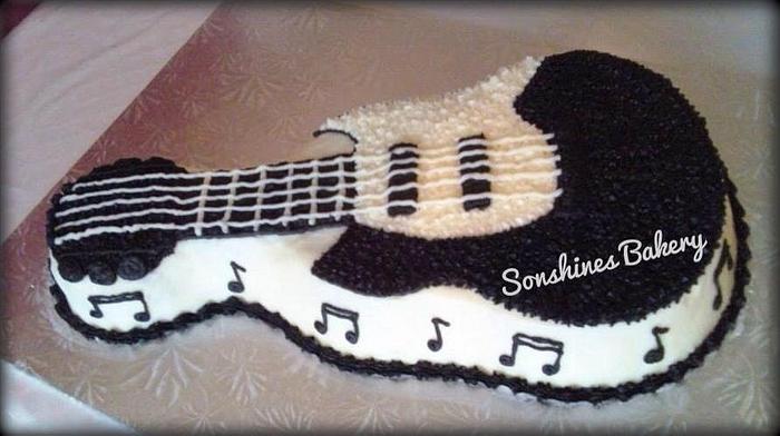 Electric Guitar Cake