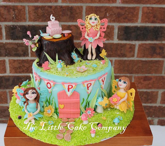 garden fairy cake