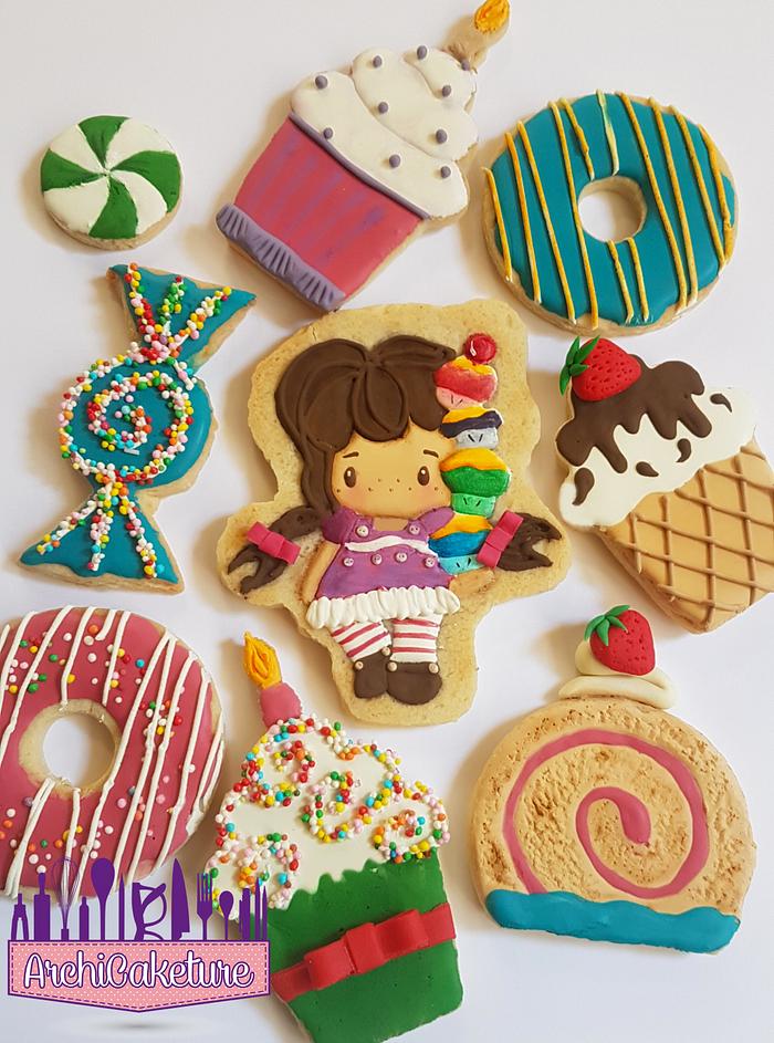 CANDY GIRL COOKIES 