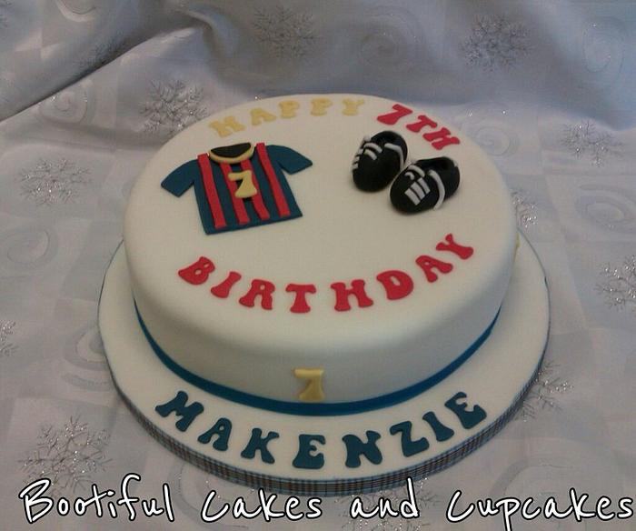 football themed cake