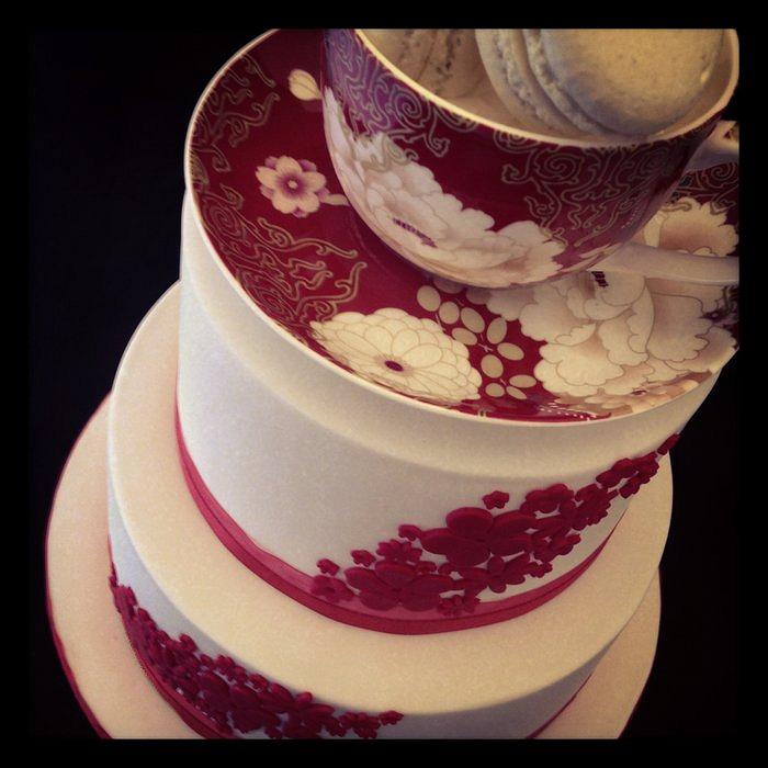 Red & White Kitchen Tea cake