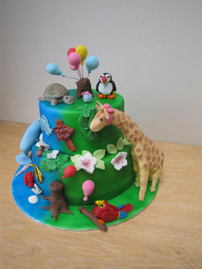 Animal cake