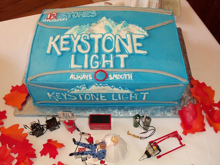Keystone Grooms Cake