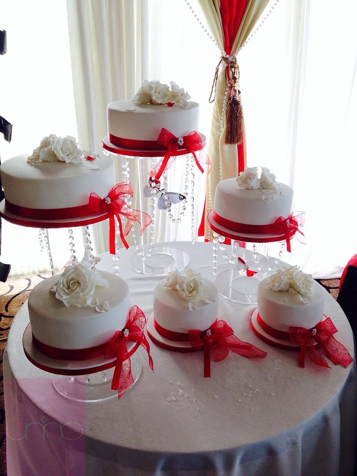 Single tiers wedding cake