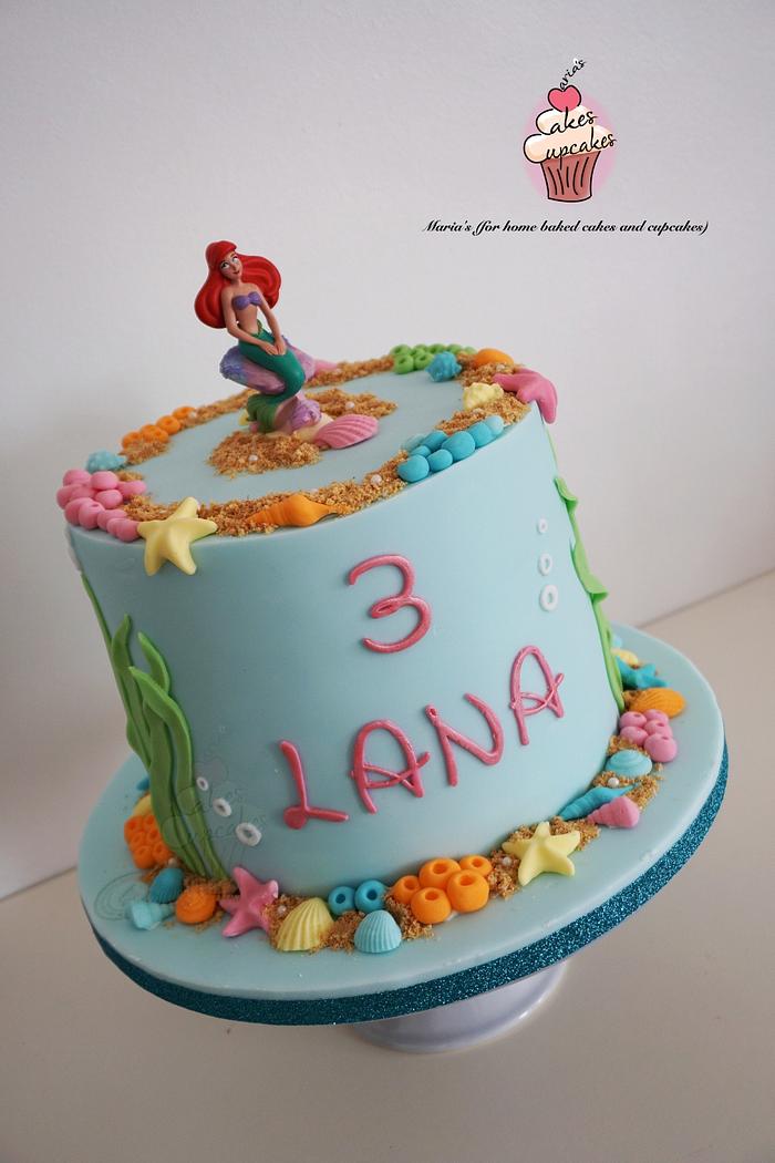 Princess Ariel cake