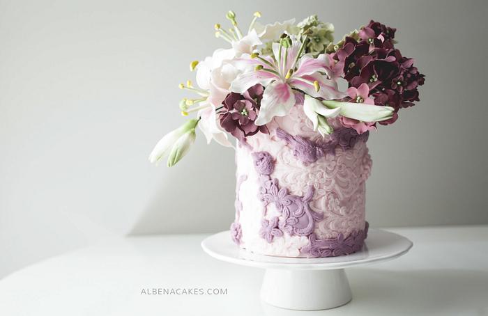#9 Wedding Cake inspired by Enchanted Garden