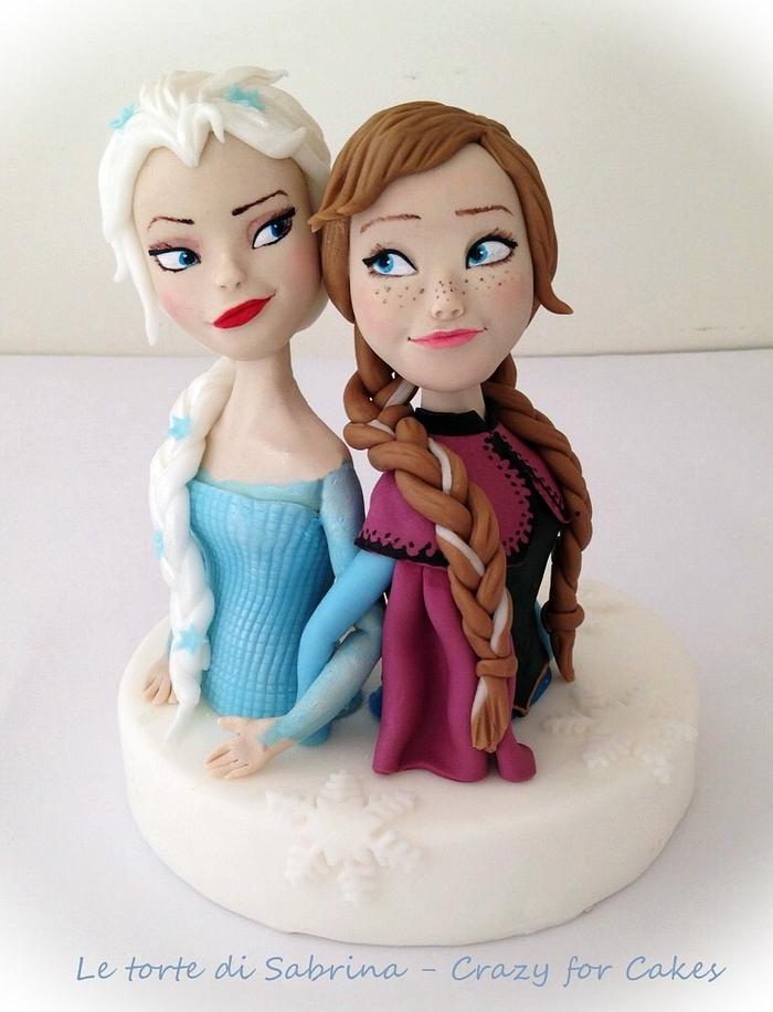 Elsa frozen cake topper -  Italia