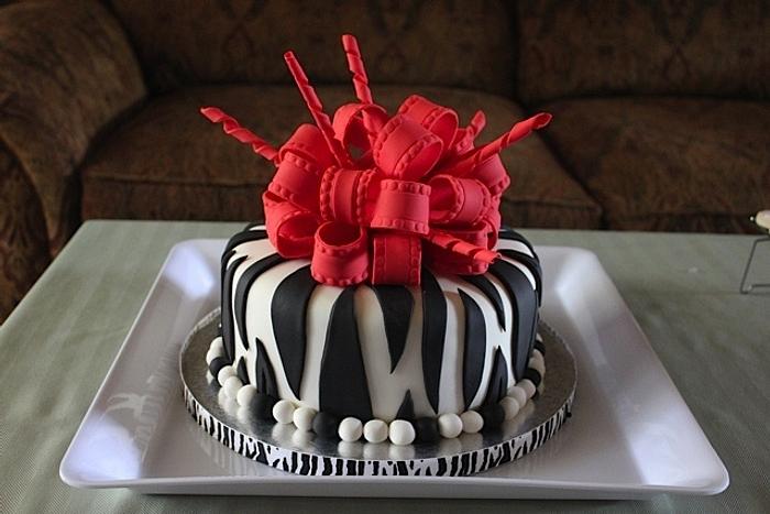 Zebra cake