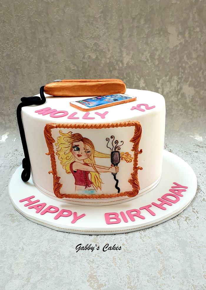 Young girl cake
