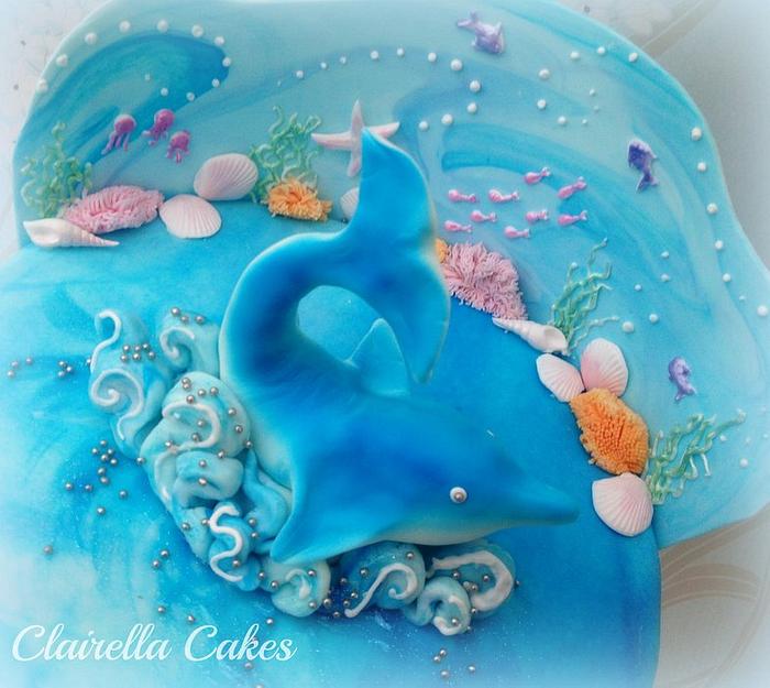 Flipper the Dolphin Cake! 
