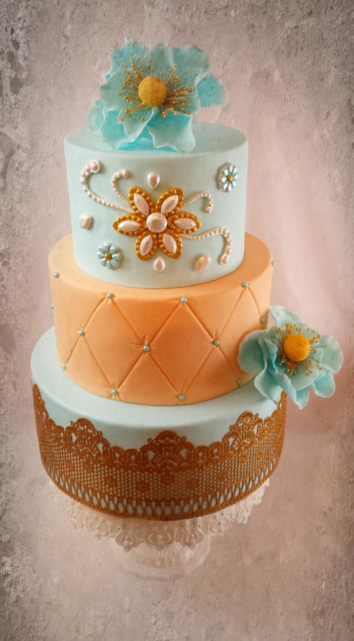 Wedding Cake in pastell