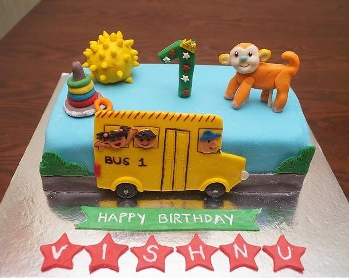 Cake for a boy turning 1
