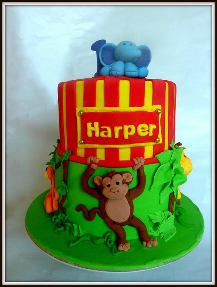 Jungle/Circus cake 