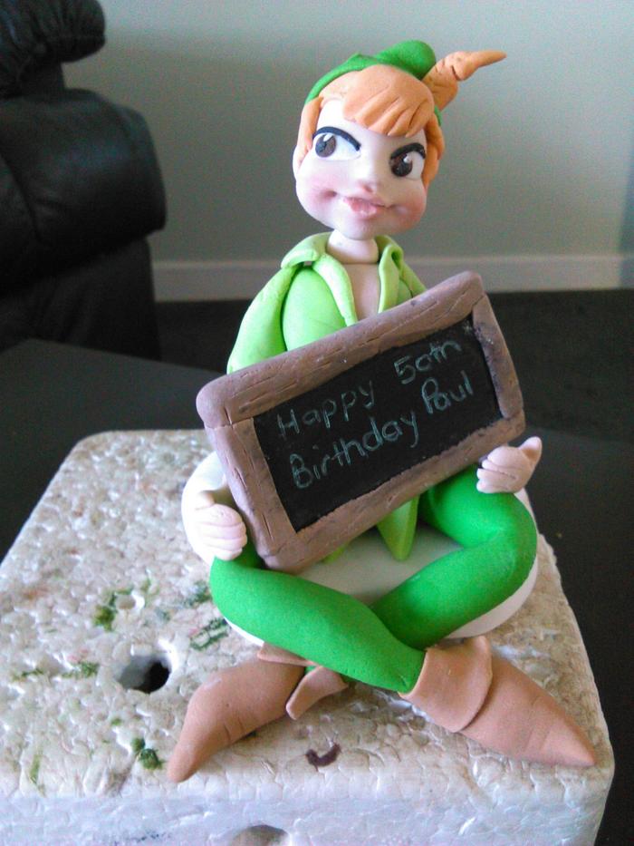 Peter Pan Cake Topper