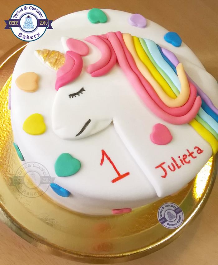 Torta Unicornio - Unicorn Cake By “Tortas y Cupcakes Quilmes Bakery”