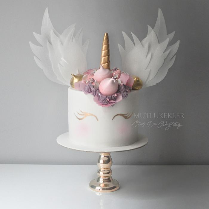 Haofy Unicorn Cake Topper Set, Unicorn Colorful Wings Cake Props Inser |  NineLife - United Kingdom