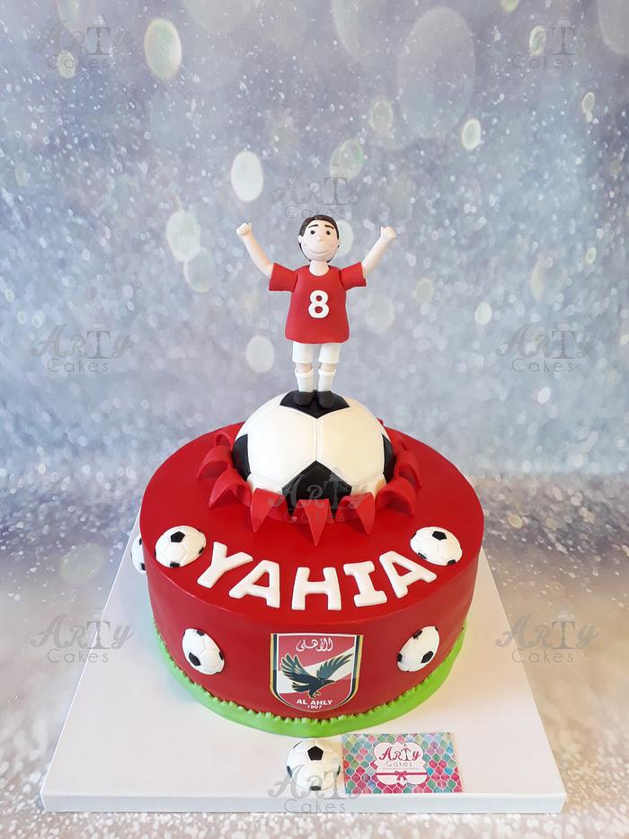 Football cake by Arty cakes 