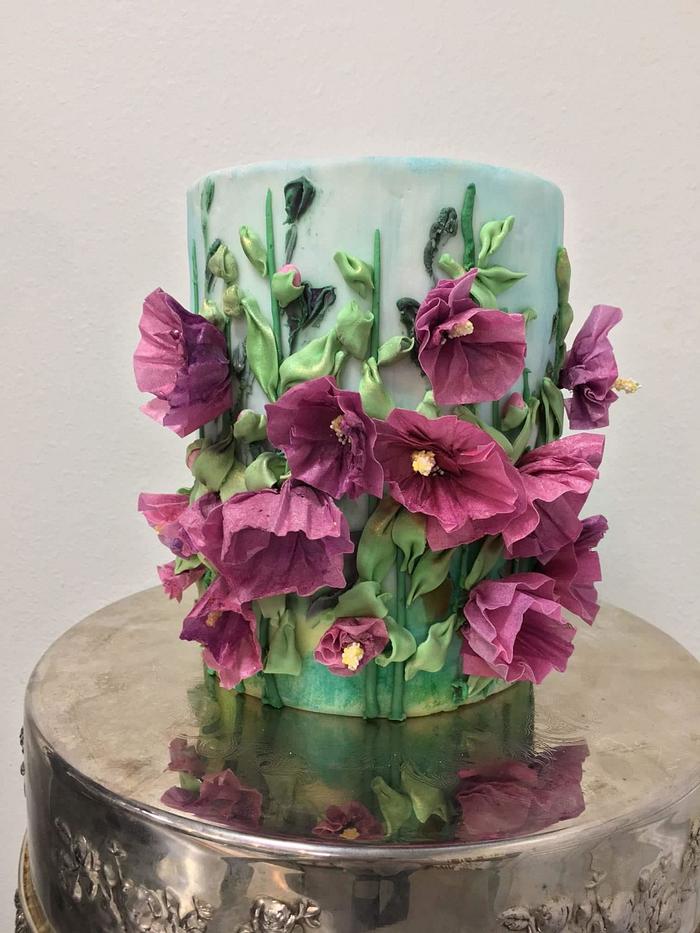The1 Cake Collab Embroidery Inspired Wafer Paper Florals