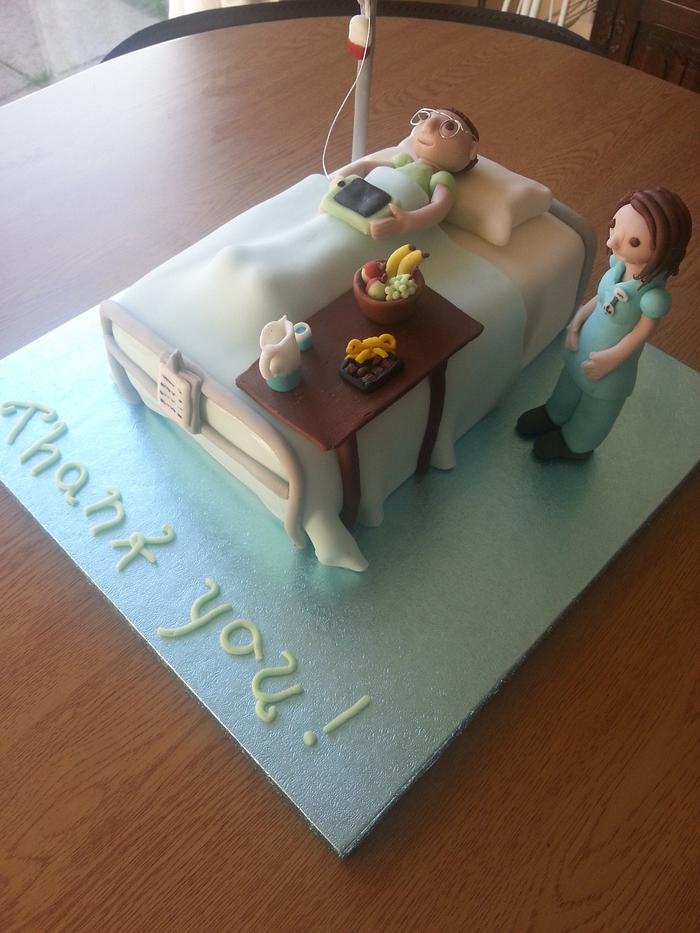 Hospital cake