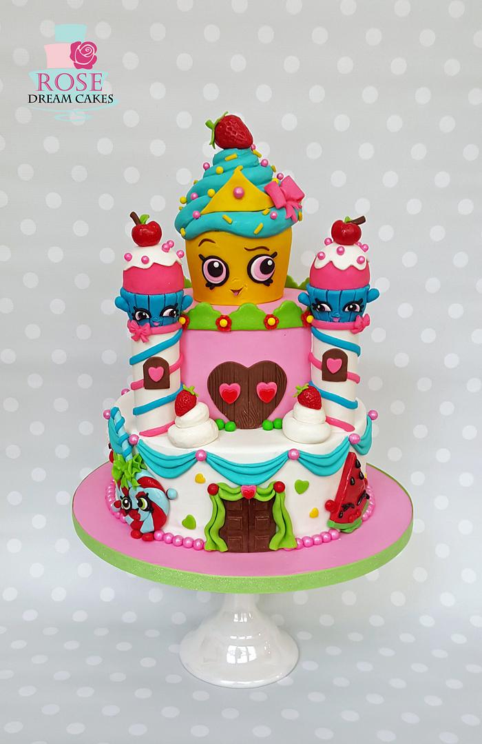 Shopkins Castle Cake