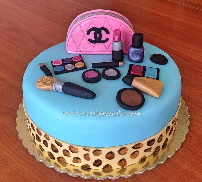 Chanel Purse and Makeup