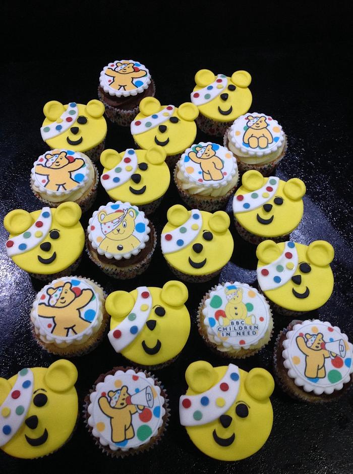 Children in need cupcakes