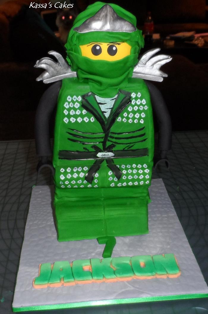 3D green ninjago 
