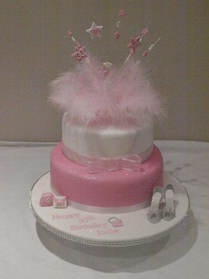 Pink Girly Cake 