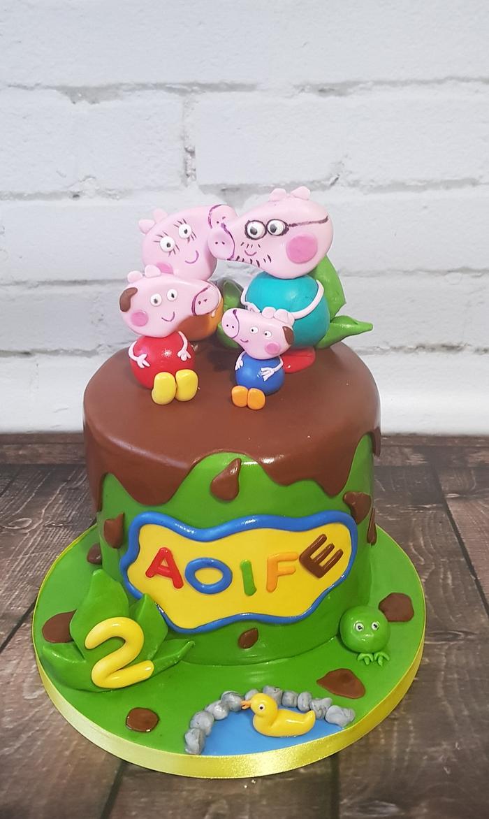Peppa Pig 🐽 cake 