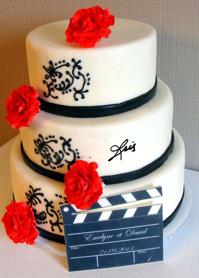 Wedding Cake for Film Lovers