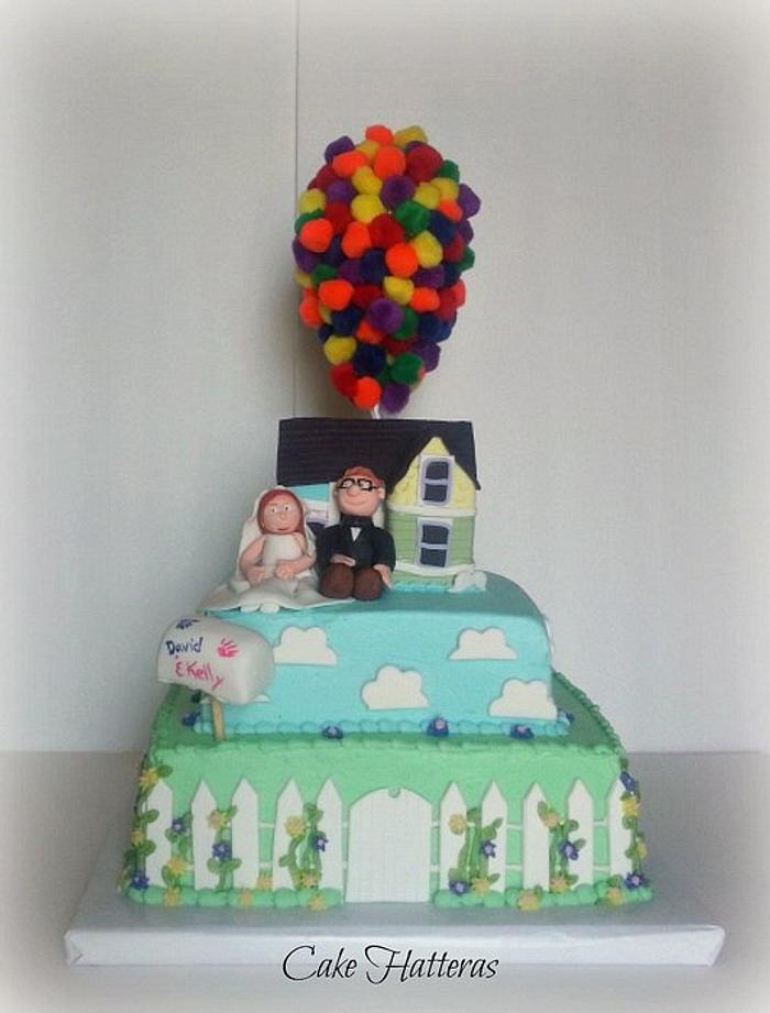 An "UP" Wedding Cake