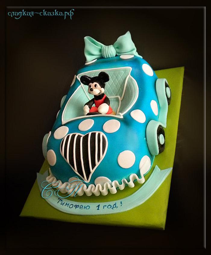 Cake "Machine Mickey Mouse"
