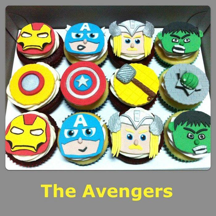 The Avengers Cupcake