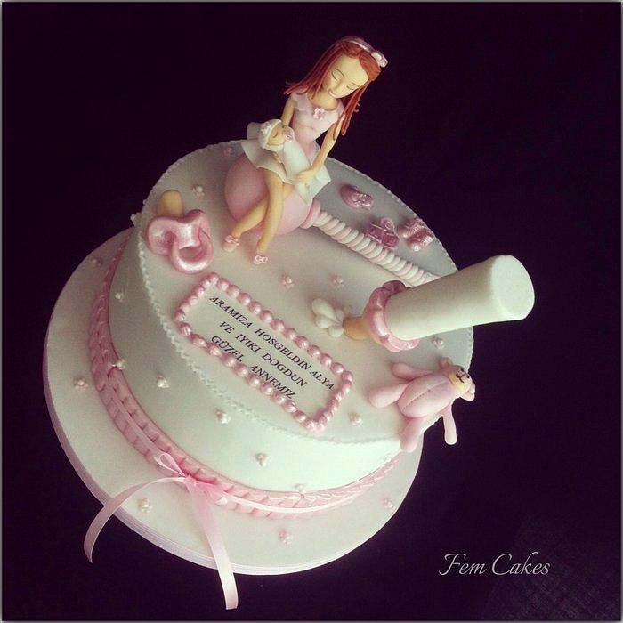 Baby shower cake