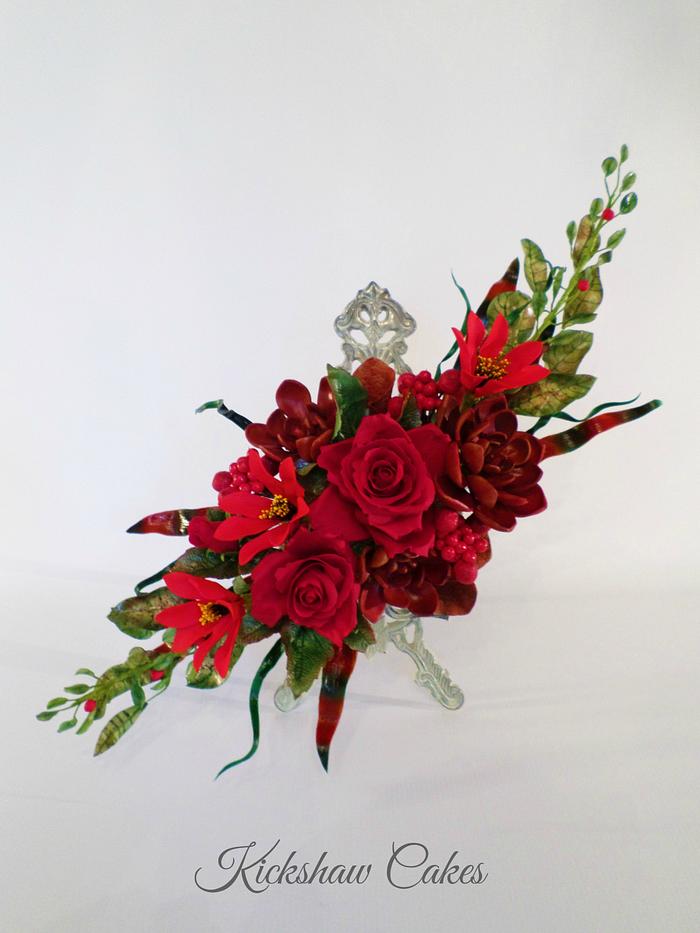 UNSA BeTeamRed Collaboration - Red Sugar Flowers