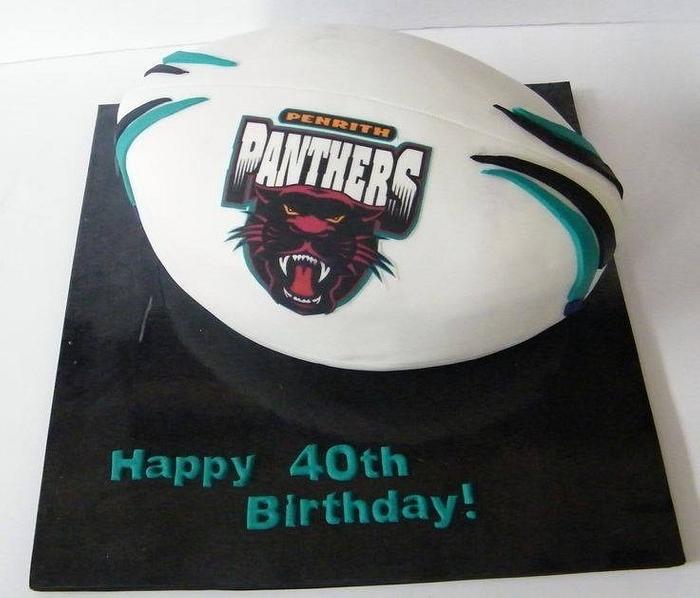 Panthers Birthday Cake