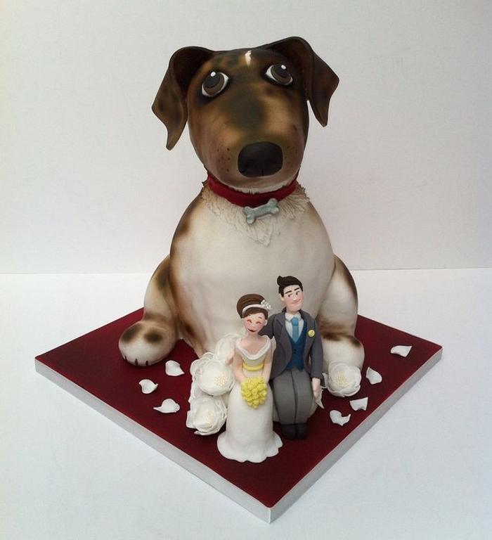 Non traditional wedding cake