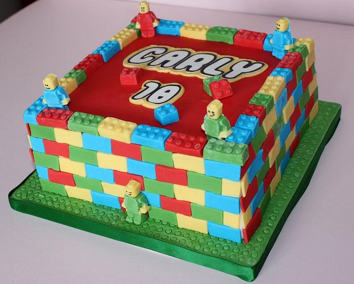 Lego Cake - Decorated Cake by Carolyn - CakesDecor