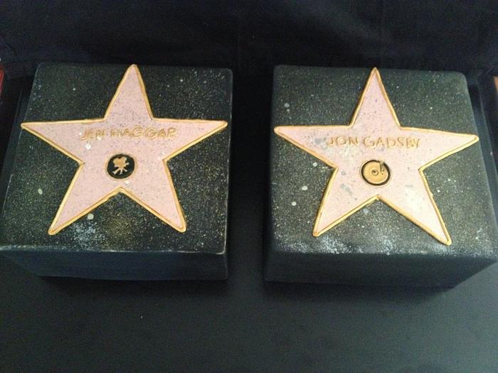 HOLLYWOOD Walk of Fame cakes