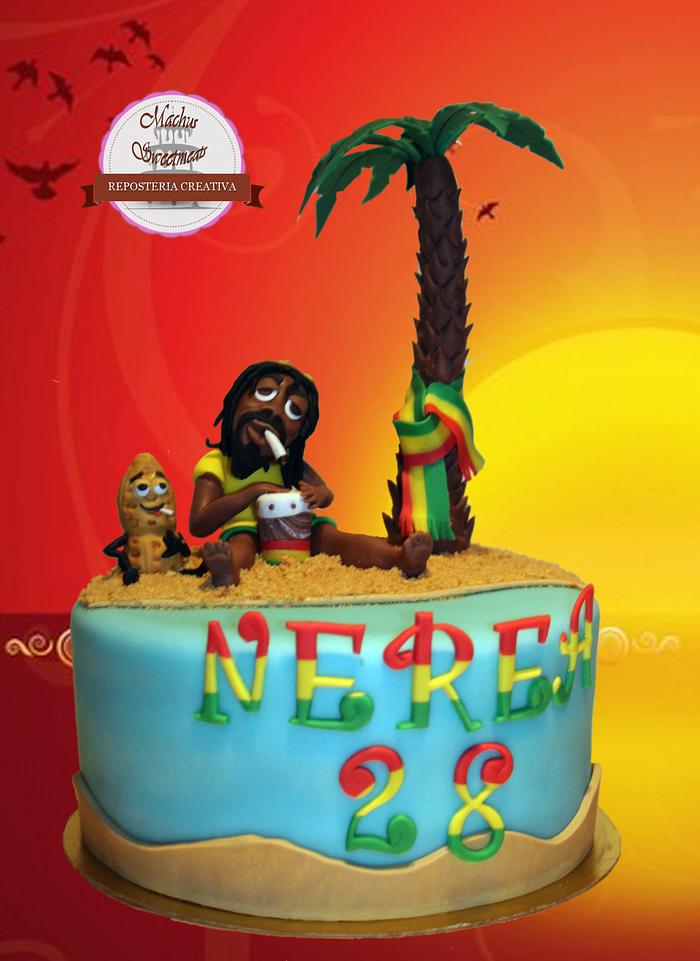 Bob Marley  cake
