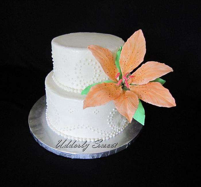 Tiger Lily Birthday Cake
