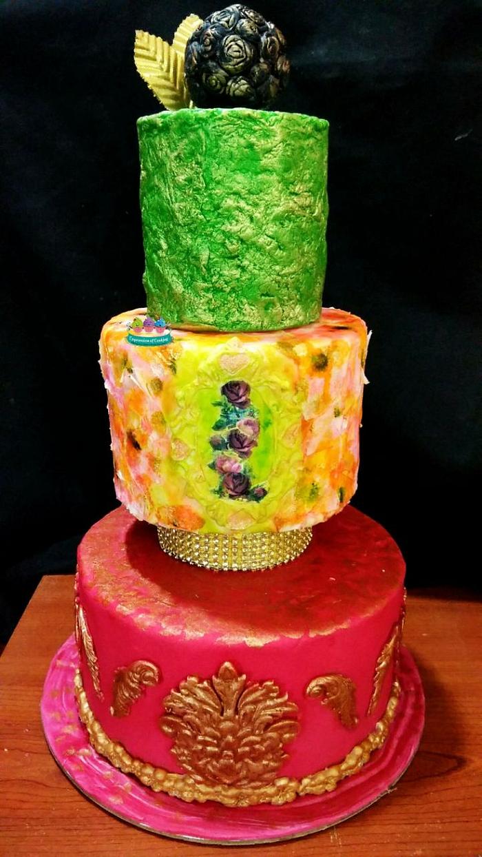 Vibrant cake