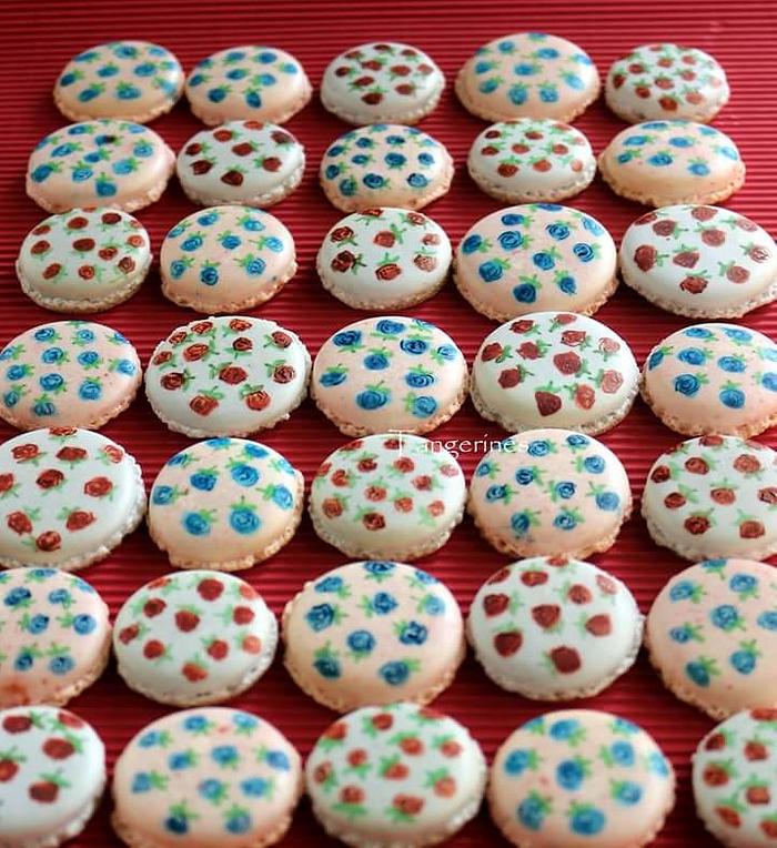 Handpainted Macarons