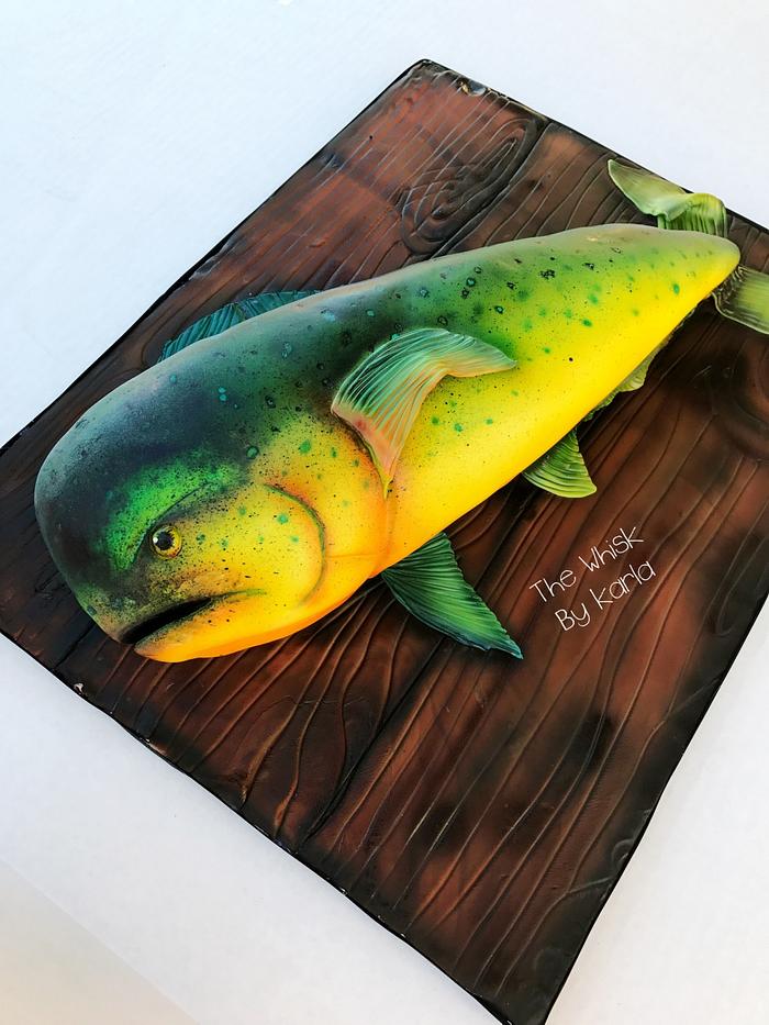 Dolphin fish cake