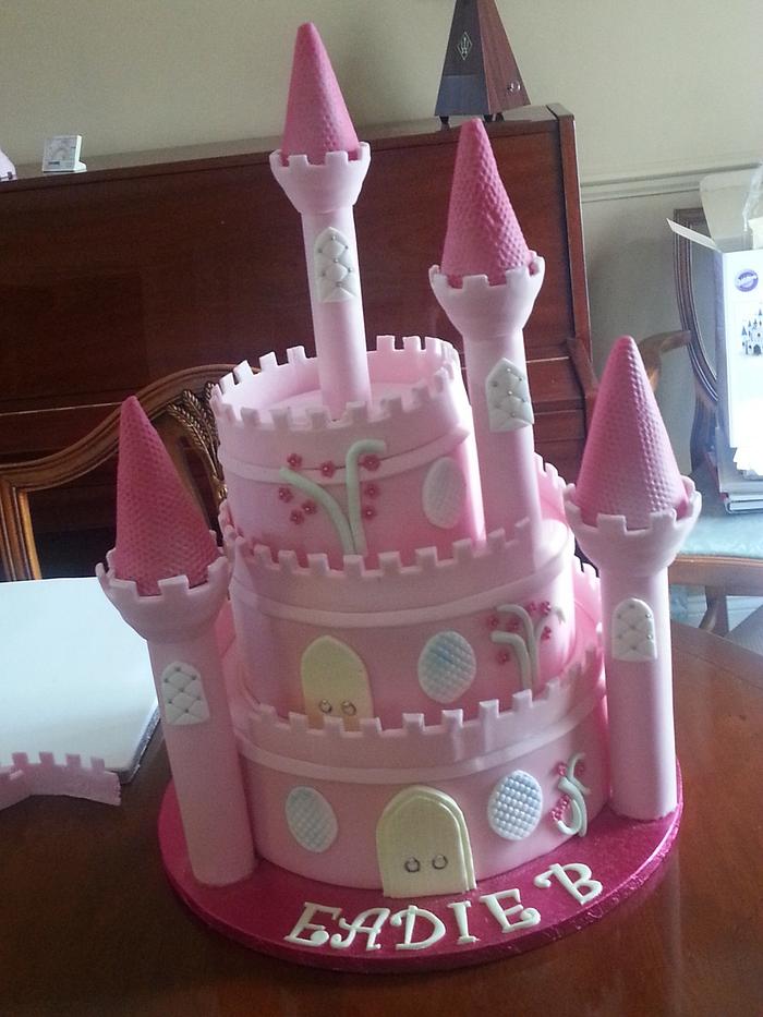 Princess Castle cake. 