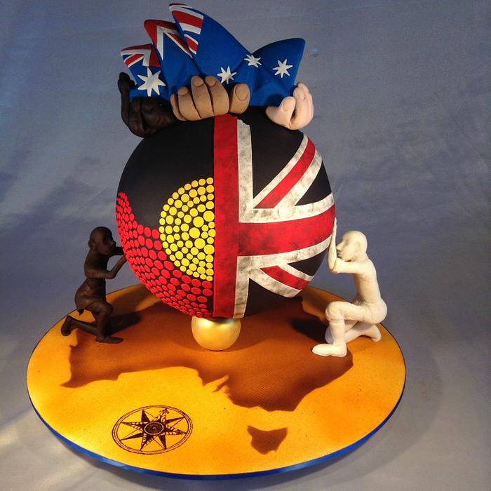 Australia Day collaboration cake