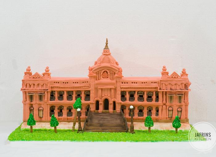 #Bangladeshi cake art collaboration #Magnificent Bangladesh#Ahsan monji#structural cake#fondent cake