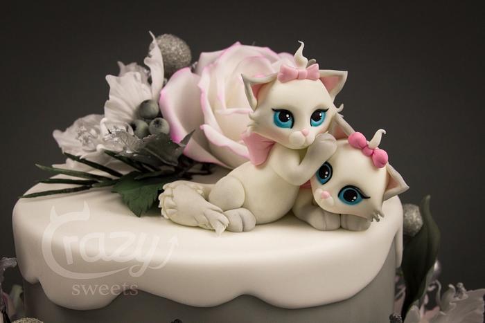Little kittys birthday cake