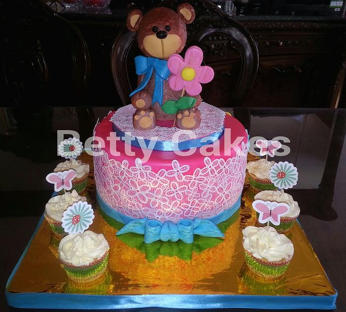 Teddy bear cake